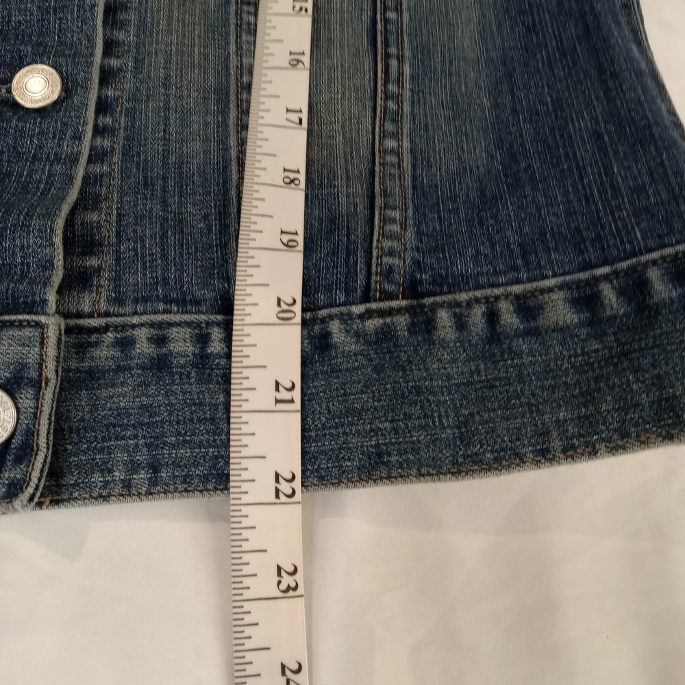 Gap Women's Vintage Classic Denim Blue Jacket Size Small - Picture 13 of 16